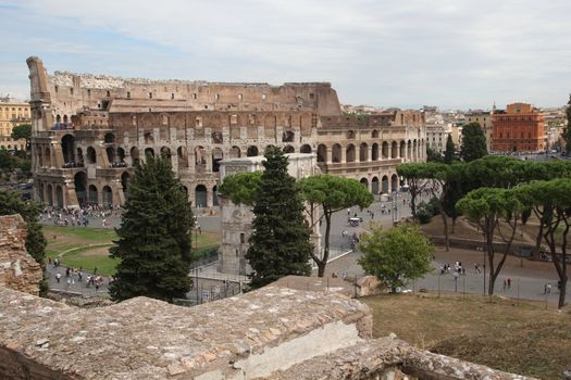 Colosseum in Rome, Italy - Famous travel destination