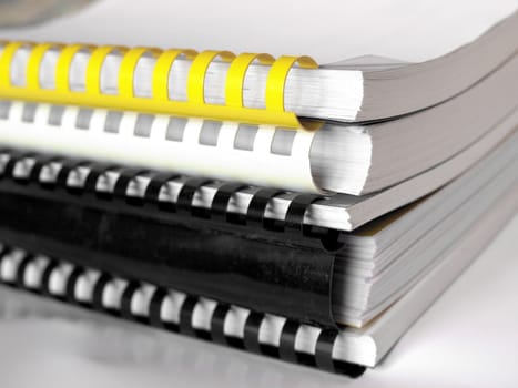 A4 paper spiralled binder book
