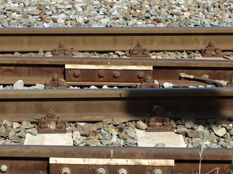 Railway railroad track