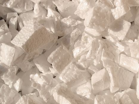 Expanded polystyrene beads for packaging background