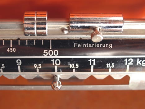 Kitchen weighing scale weight or mass measuring instrument