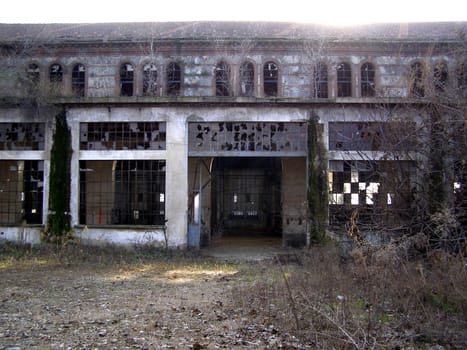 Abandoned factory industrial archeology architecture
