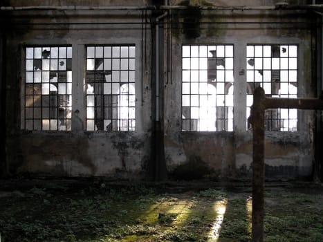 Abandoned factory industrial archeology architecture