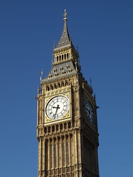 Big Ben at the Houses of Parliament, Westminster Palace, London, UK