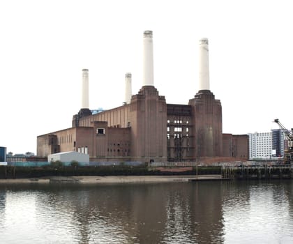 London Battersea powerstation, a landmark abandoned factory