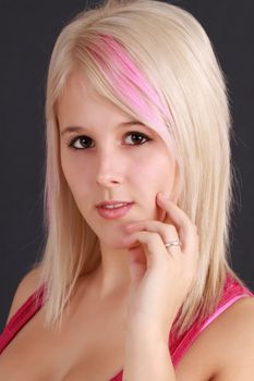 cute young blond girl