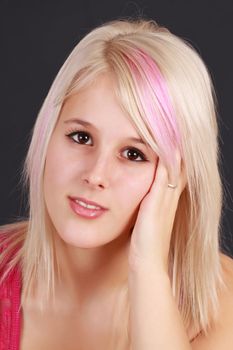 cute young blond girl