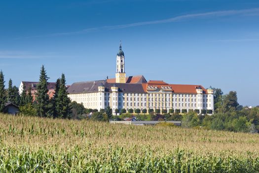 An image of the beautiful monastery in Ochsenhausen Bavaria Germany