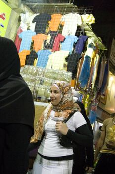 Egypt - We take a closer look at Cairo's Khan El-Khalili Bazaar life on MAY 31, 2008, as this shopping area dates back to 1382.