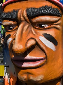 Detail from a float at the International Carnival of Malta 2009  