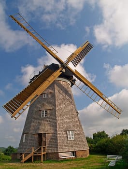 A windmill in Usedom, Germany
