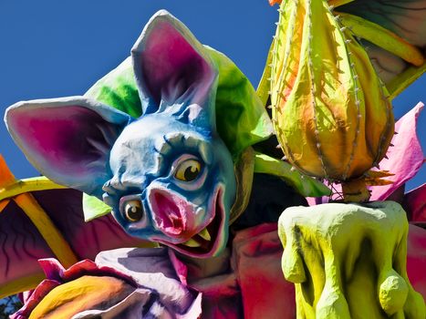 Detail from a float at the International Carnival of Malta 2009  