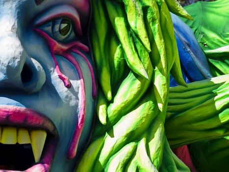 Detail from a float at the International Carnival of Malta 2009  