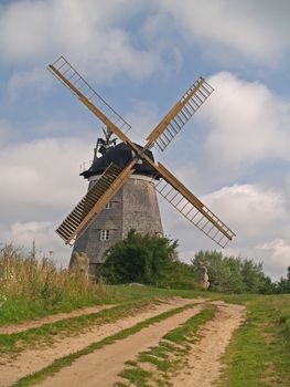 A windmill in Usedom, Germany
