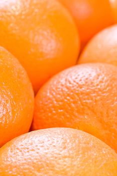 bunch of fresh oranges shot close up shallow depth of field