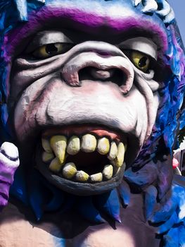 Detail from a float at the International Carnival of Malta 2009  