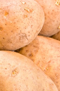 close up of potatoes ready to be cooked up and mashed