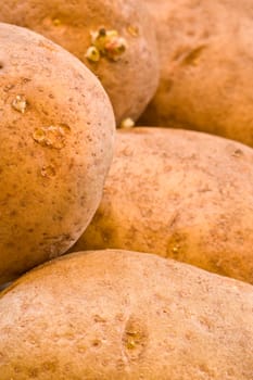 close up of potatoes ready to be cooked up and mashed