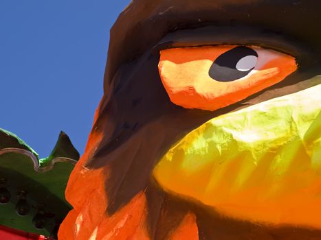 Detail from a float at the International Carnival of Malta 2009  