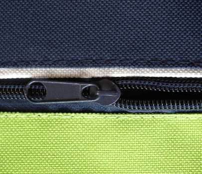 Zipper or zip fastener joining two edges of fabric