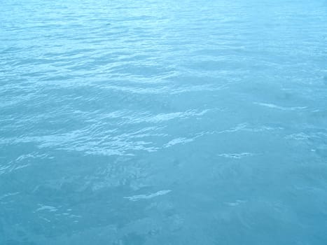 Blue sea water background