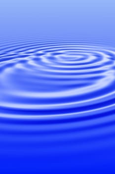 Rippled water circle waves background