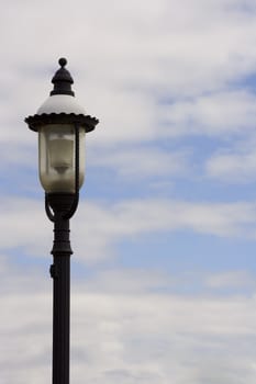 Decorative Lantern against a background of sky background