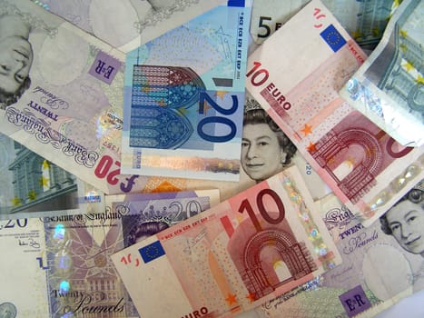 Euro and Pounds