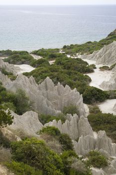 Eroded Clay Formations, Zakynthos Island - summer holiday destination in Greece