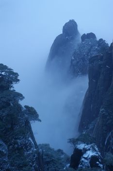 Filming in Jiangxi, China.The Sanqingshan mountai is World Natural Heritage