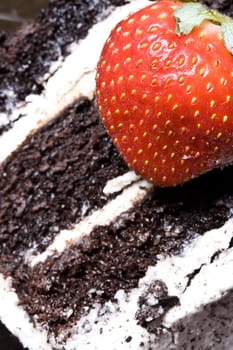 can you resist and only eat the strawberry? Or are you weak and eat the chocolate cake?