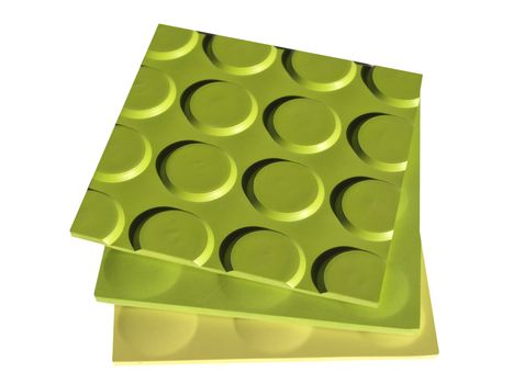 Rubber or linoleum floor tiles background