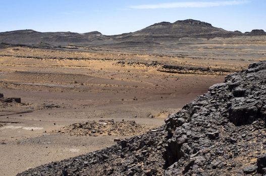 Black stones Desert - Sahara - Best of Morocco