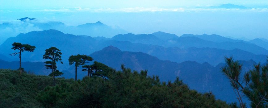 Filming in Jiangxi, China.The Sanqingshan mountai is World Natural Heritage