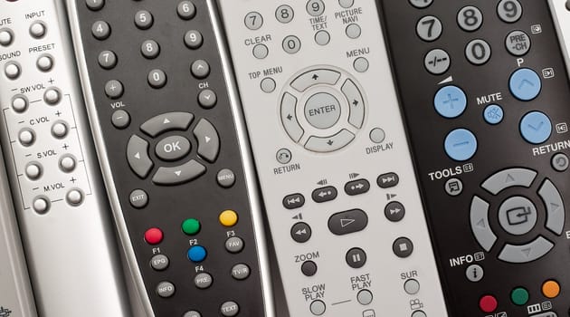 Remote controls for close-up.
