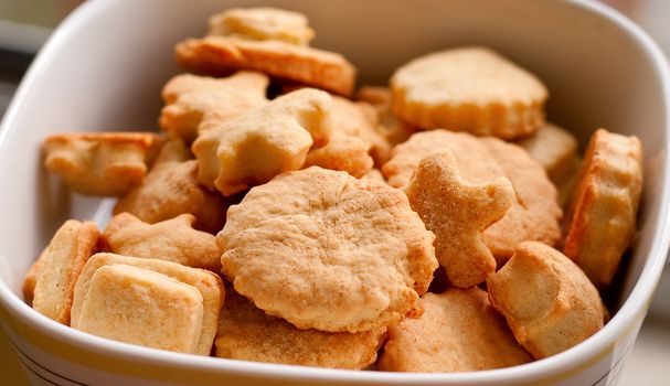 Homemade cookies on plate