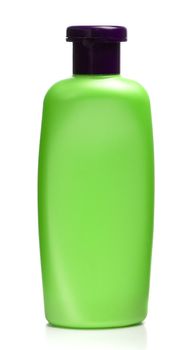 The shampoo is isolated on a white background
