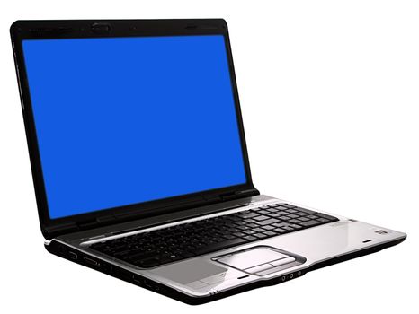 Personal computer isolated on white background