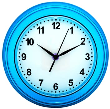 Wall clock isolated on white background
