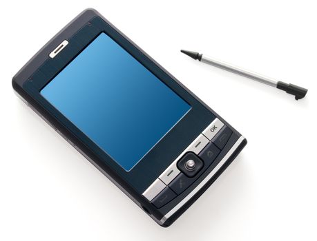 Pocket PC isolated on white background