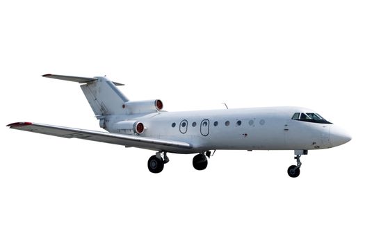 Jet isolated on white background