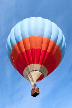 Balloon on a background dark blue sky
