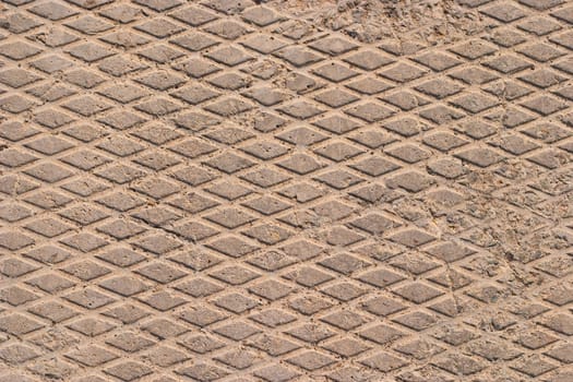 Stones roadway close up