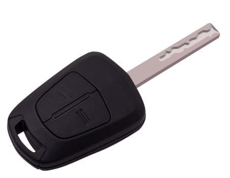 Car key isolated on a white background