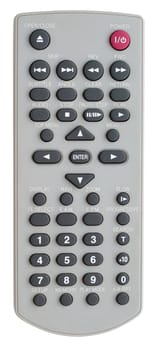 Remote control isolated on white background