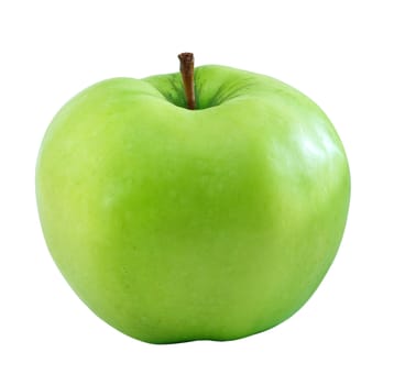 Green apple isolated on white background