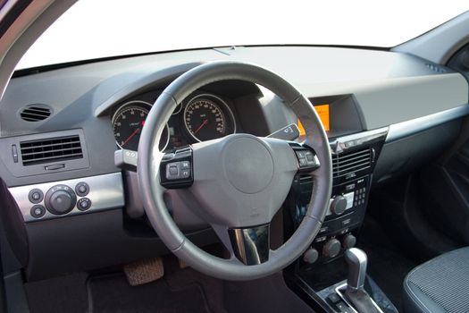 Driver's seat of the modern car
