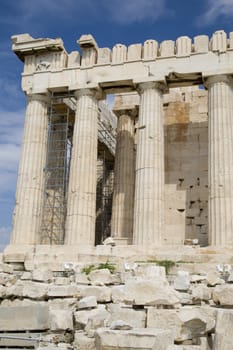 The Parthenon at Acropolis, Athens