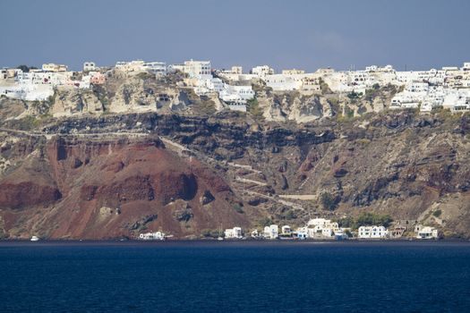 Santorini Island - summer holiday destination in Greece