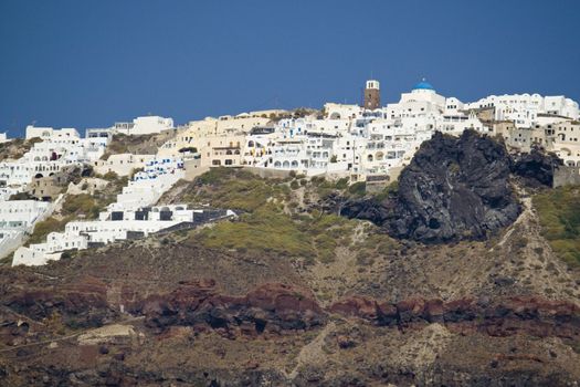 Santorini Island - summer holiday destination in Greece